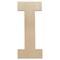 Wooden Letter I 12 inch or 8 inch, Unfinished Large Wood Letters for Crafts | Woodpeckers